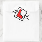 Sticker Rond Permis de conduire (Sac)