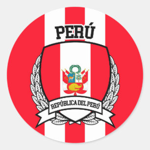 Sticker Rond Pérou