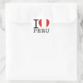 Sticker Rond Pérou Love v2 (Sac)