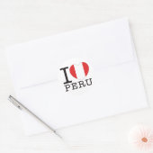 Sticker Rond Pérou Love v2 (Enveloppe)