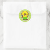 Sticker Rond Perruche ondulée / Femelle normale (Sac)