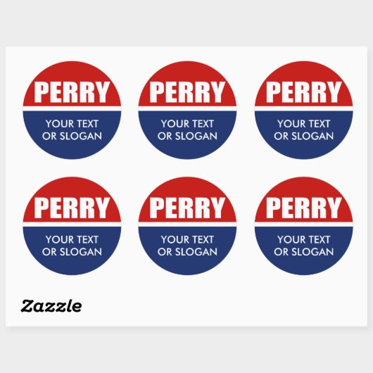 STICKER ROND PERRY 2012 (Feuille)