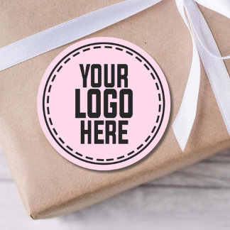 Sticker Rond Personalized Logo Business Branding Packaging