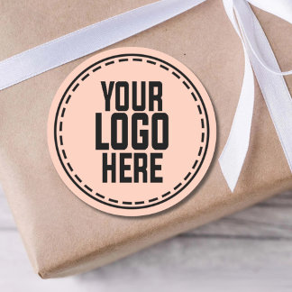 Sticker Rond Personalized Logo Business Branding Packaging