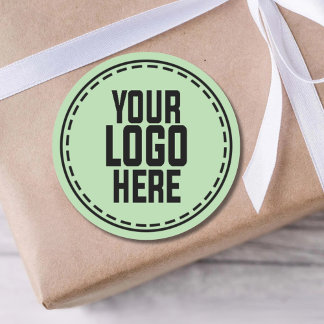 Sticker Rond Personalized Logo Business Branding Packaging
