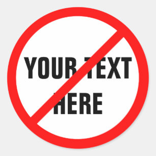 STICKER ROND PERSONNALISABLE