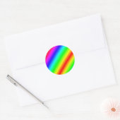 Sticker Rond Personnalisable Rainbow (Enveloppe)