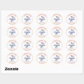 Sticker Rond Personnalisable Te Araroa (Feuille)