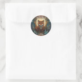 Sticker Rond Personnalisation de la marque Celtic Fox sur la Lu (Sac)