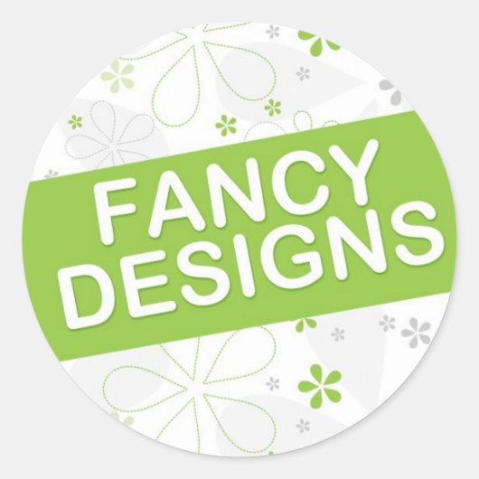 Sticker Rond Personnalisé (Devant)