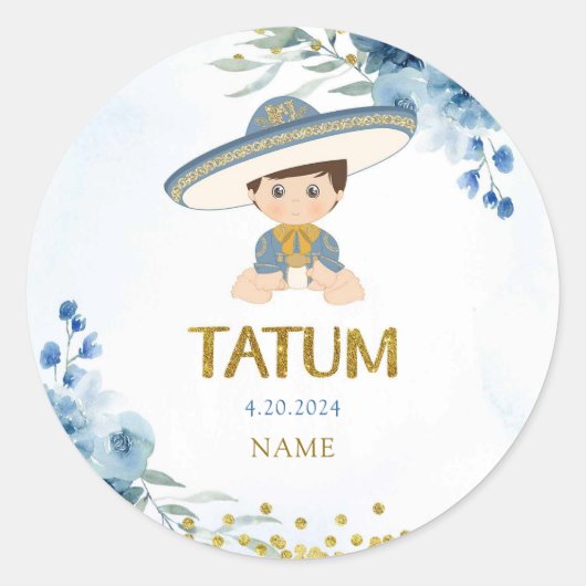 STICKER ROND PERSONNALISÉ (Devant)