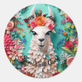 Sticker Rond Personnalisé Joyeux Aïd al Adha (Devant)