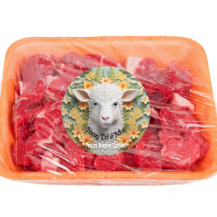 Sticker Rond Personnalisé Joyeux Aïd al Adha