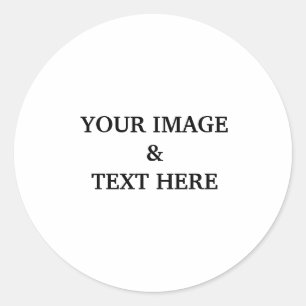 Sticker Rond Personnalisé Personnalisé Votre Propre Photo