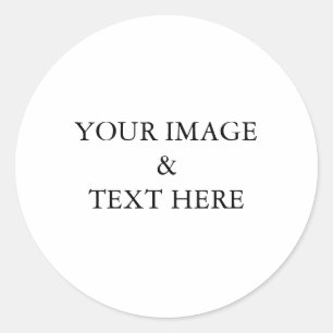 Sticker Rond Personnalisé Personnalisé Votre Propre Photo