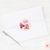 Sticker Rond Personnalisé Purim Hamentashen (Enveloppe)