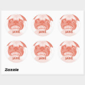 Sticker Rond Personnaliser (Feuille)