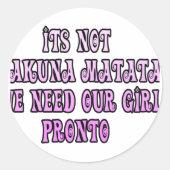 Sticker Rond Personnaliser (Devant)