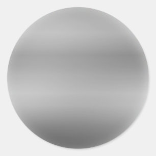 Sticker Rond Personnaliser arrière Modèle argent