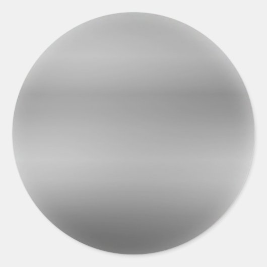 Sticker Rond Personnaliser arrière Modèle argent (Devant)
