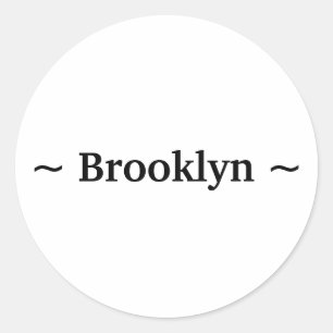 Sticker Rond personnaliser changement nom texte blanc noir