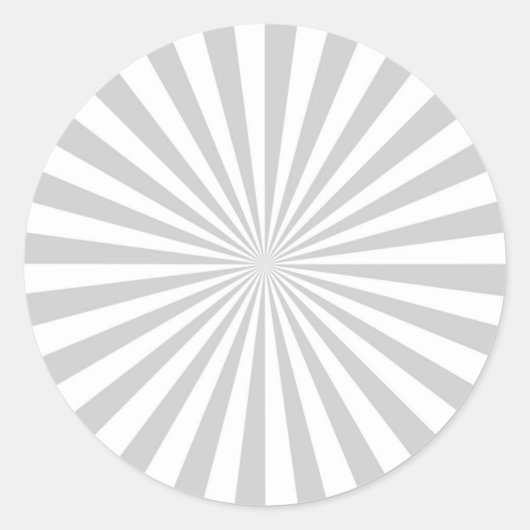 Sticker Rond Personnaliser classique Grey Burst Roue de rotatio (Devant)
