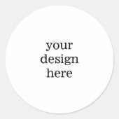 Sticker Rond Personnaliser ou Customiser (Devant)
