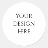 Sticker Rond Personnaliser ou Customiser (Devant)