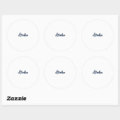 Sticker Rond Personnaliser ou Customiser (Feuille)