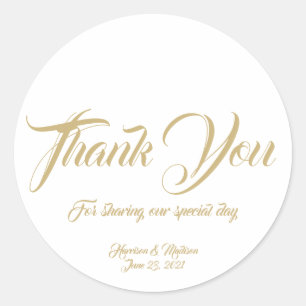 Sticker Rond personnaliser texte Mariage cadeau de faveur étiqu