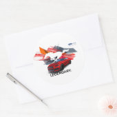 Sticker rond Personnaliseur Mustang (Enveloppe)