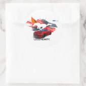 Sticker rond Personnaliseur Mustang (Sac)