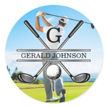 Personnalisez votre image Golf Monogramme Design