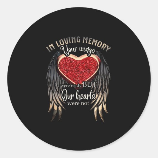 Sticker Rond Personnalité de Your Wings (Devant)