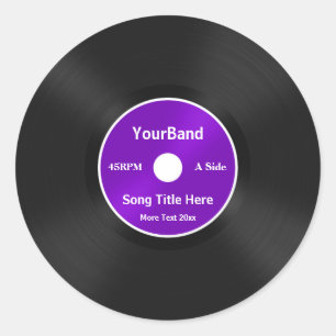 Sticker Rond Personnalité du Custom