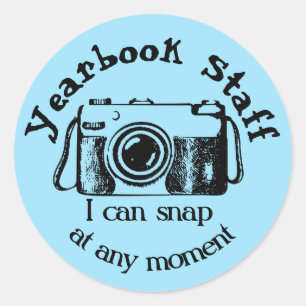 Sticker Rond Personnel de Yearbook - Je peux prendre à tout mom