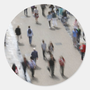 Sticker Rond Personnes