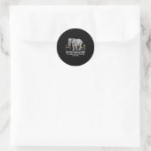 Sticker Rond Perspective Citation Marcus Aurelius Elephant Illu (Sac)