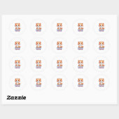Sticker Rond Pet Cat (Feuille)