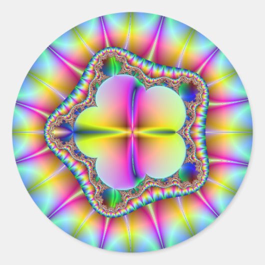 Sticker Rond Pétales2 (Devant)