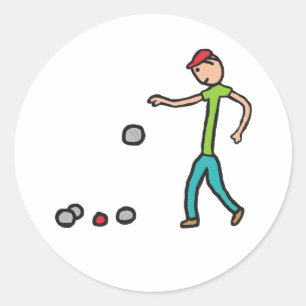 Sticker Rond Petanque
