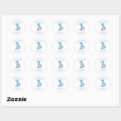 Sticker Rond Peter Rabbit Premier anniversaire (Feuille)