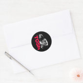Sticker Rond Peter Tosh Avec Guitare Adrian Boot Photo (Enveloppe)