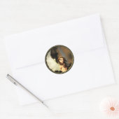 Sticker Rond Petit Ange (Enveloppe)