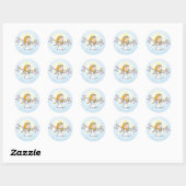 Sticker Rond Petit Ange (Feuille)