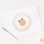 Sticker Rond Petit Baby shower doux (Enveloppe)