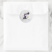 Sticker Rond Petit Baby shower Unicorn (Sac)