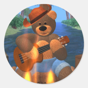 Sticker Rond Petit concernez le radeau