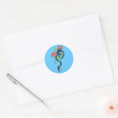 Sticker Rond petit dragon (Enveloppe)