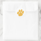 STICKER ROND PETIT EMPREINTE DE PATTE TIGER (Sac)